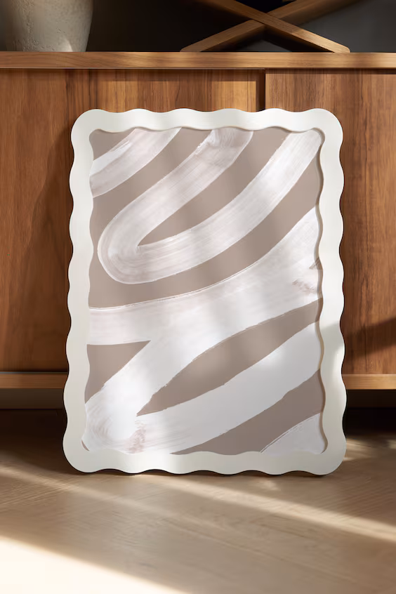 Волновидная деревянная рамка