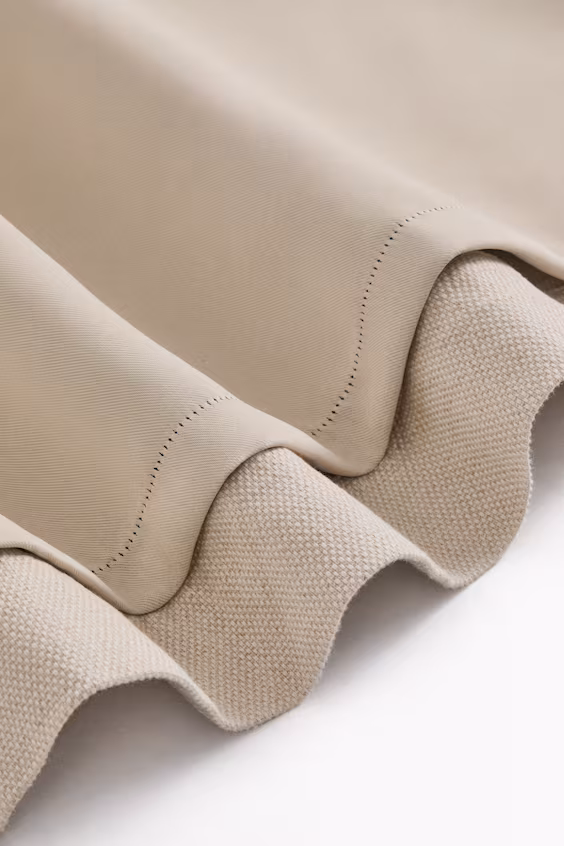 Набор из 1 длинной матовой занавески