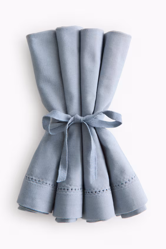 Набор из 4 салфеток из хлопка