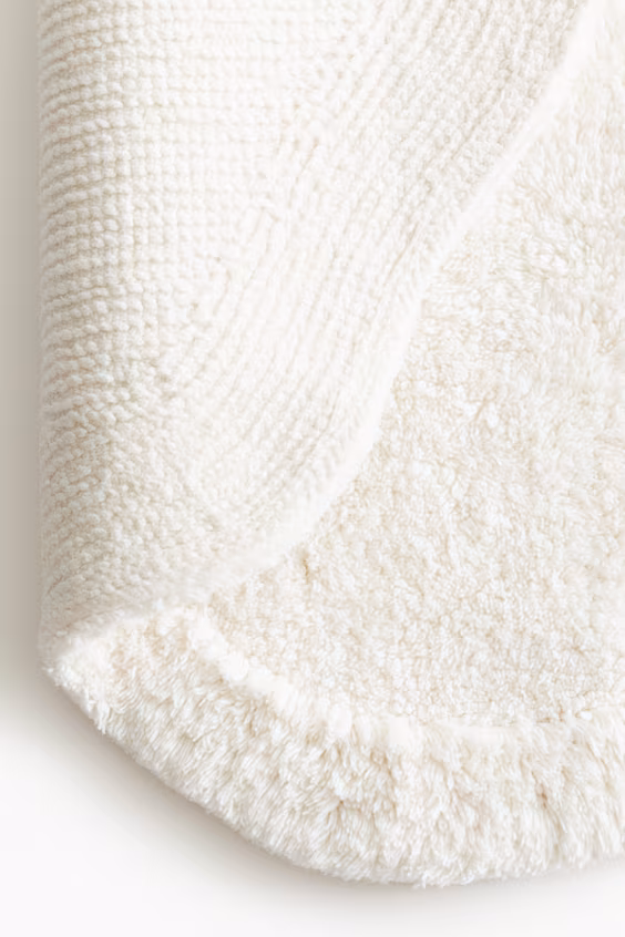 Коврик для ванной комнаты из фактурного хлопка