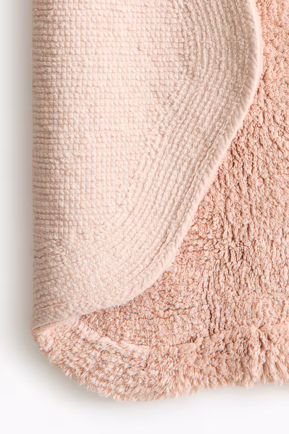 Коврик для ванной комнаты из фактурного хлопка