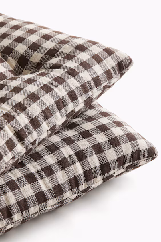 Пакет из 2 подушек для стула из хлопка