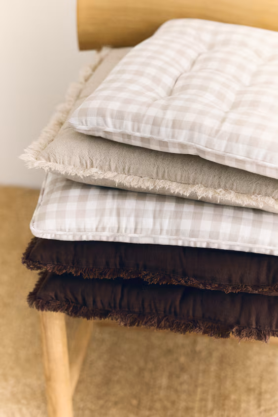 Пакет из 2 подушек для стула из хлопка