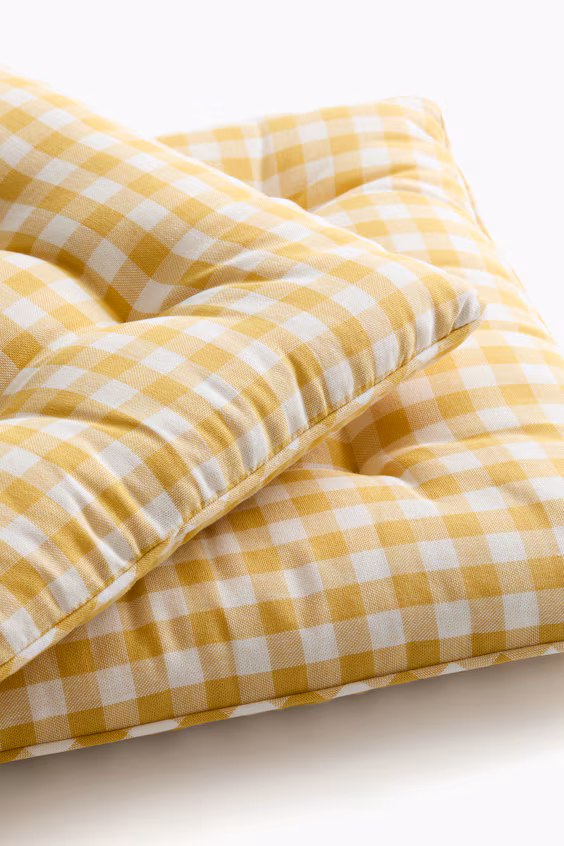 Пакет из 2 подушек для стула из хлопка