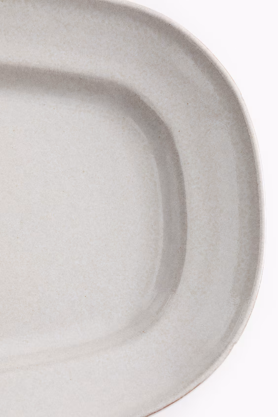 Тарелка с реактивным глазурью