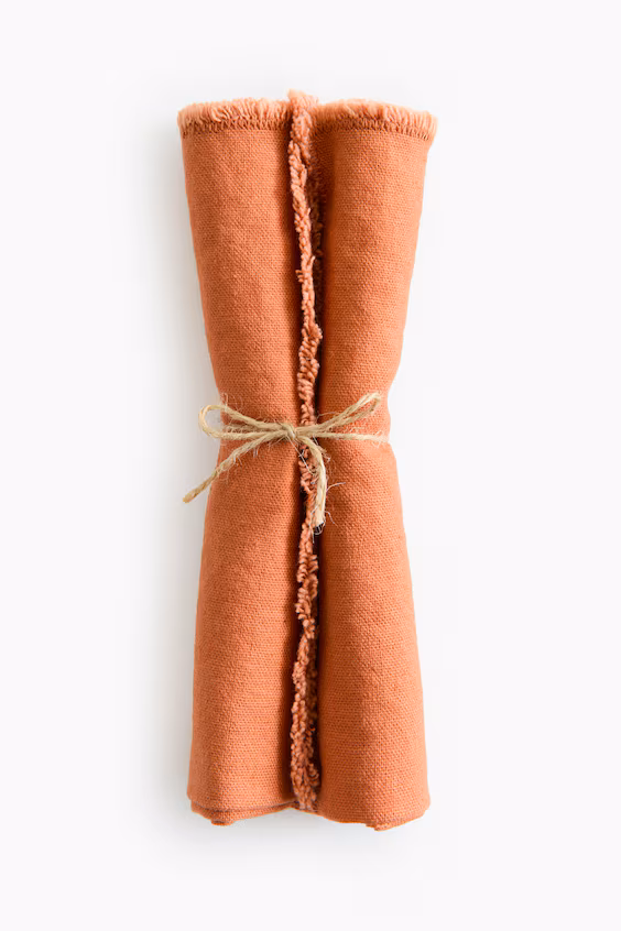 Набор из 2 салфеток из смеси льна