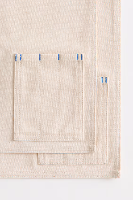 Набор из 4-х индивидуальных скатертей с карманом