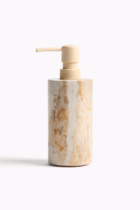 Диспенсер для жидкого мыла из мрамора
