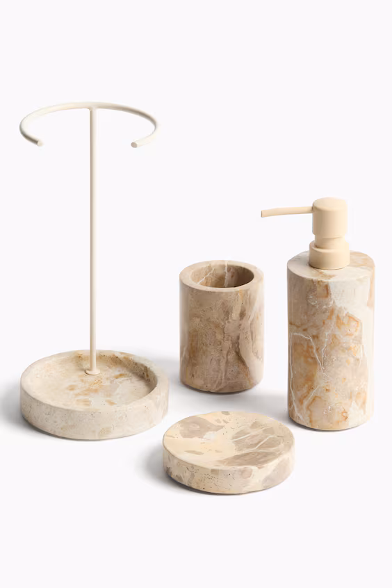 Диспенсер для жидкого мыла из мрамора