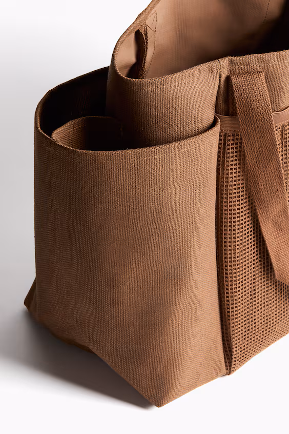 Большая сумка из смеси джута