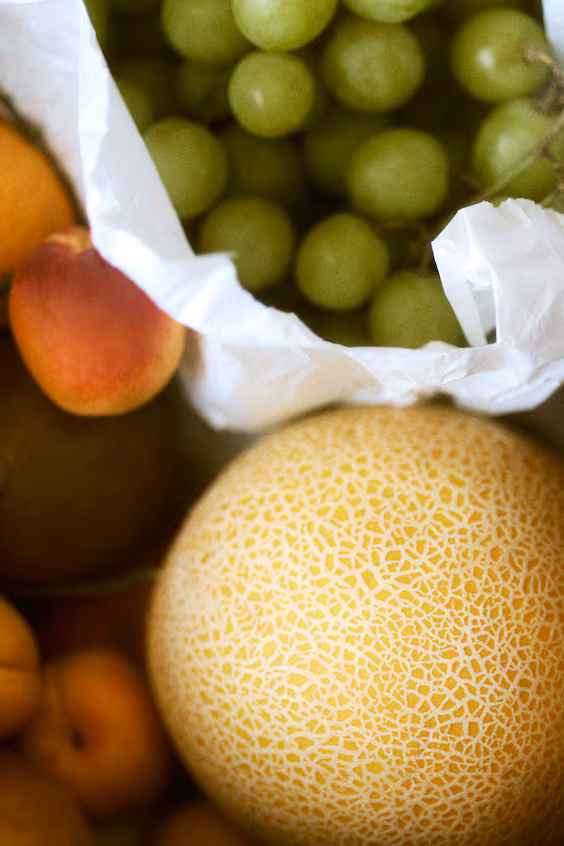 Большая сумка из смеси джута