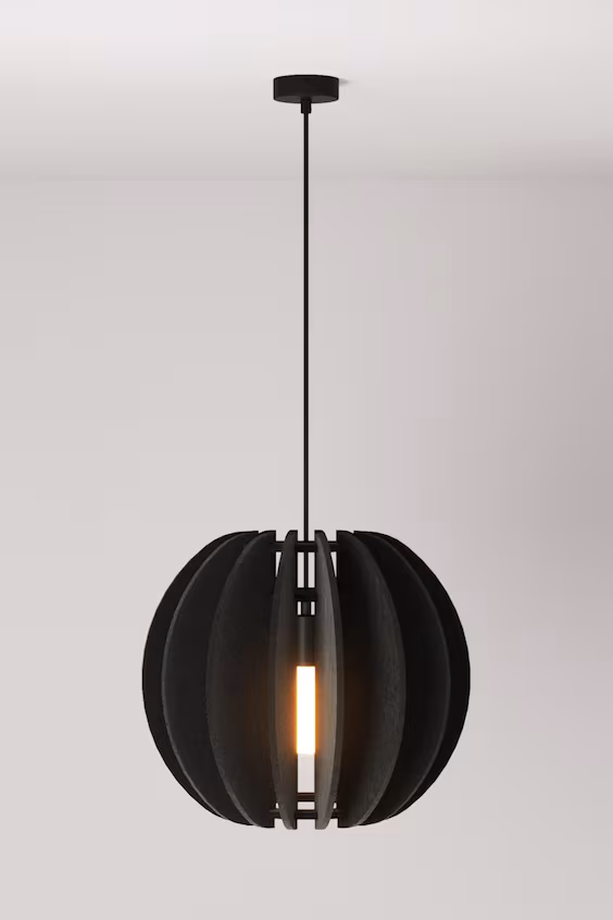 Подвесной светильник из звукопоглощающего материала