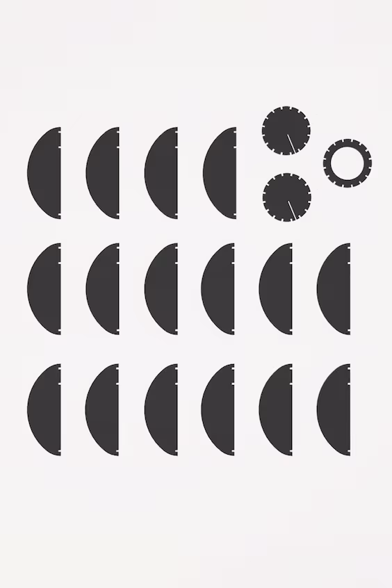 Подвесной светильник из звукопоглощающего материала