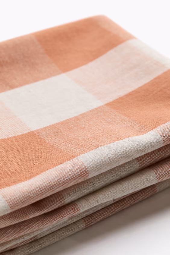 Набор из 2 кухонных полотенец из смеси льна