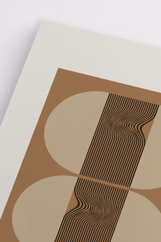 Абстрактный постер