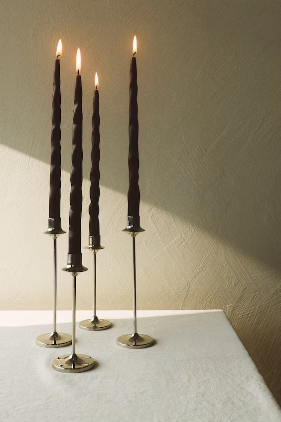 Набор из 6 моржовых свечей