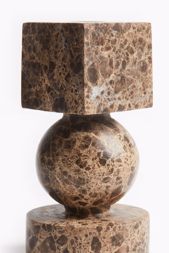 Мраморный подсвечник