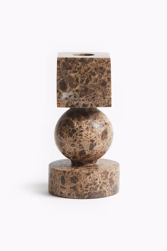 Мраморный подсвечник