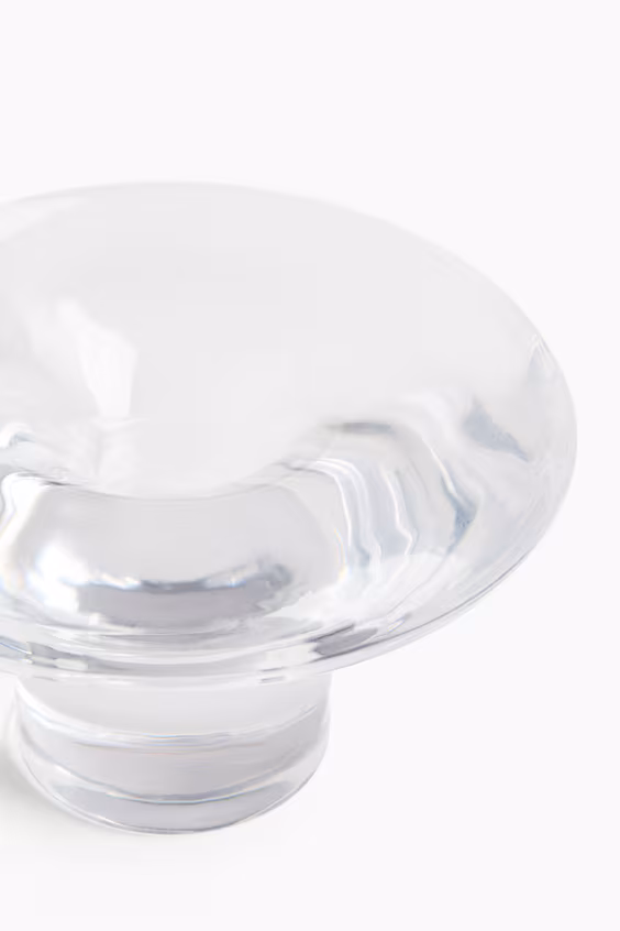 Подсвечник из стекла