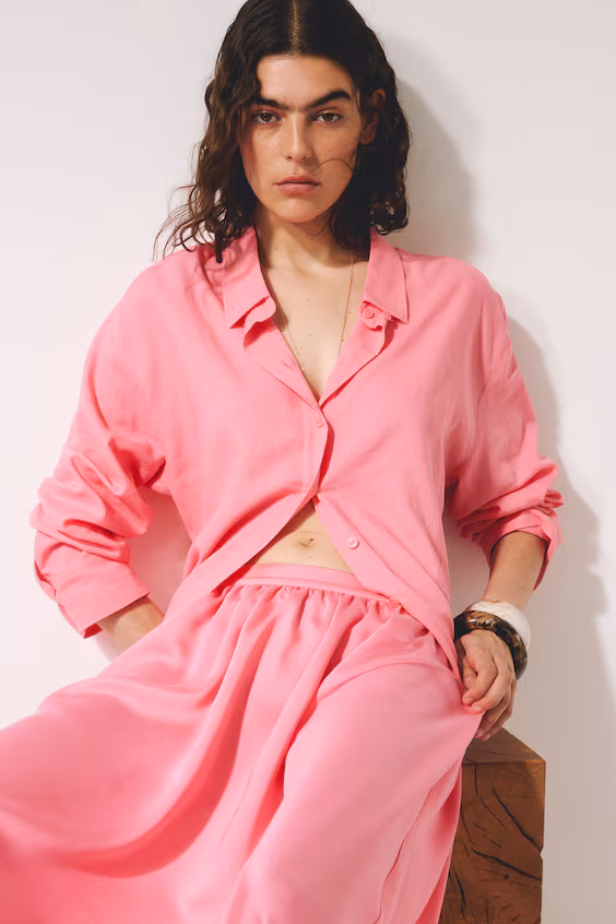 Рубашка из смесового льна