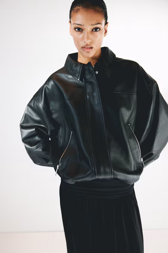 Кожаный пиджак