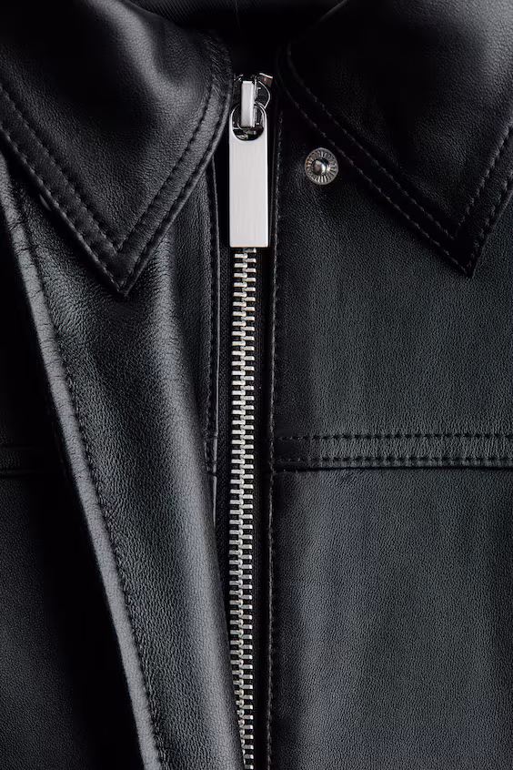 Кожаный пиджак