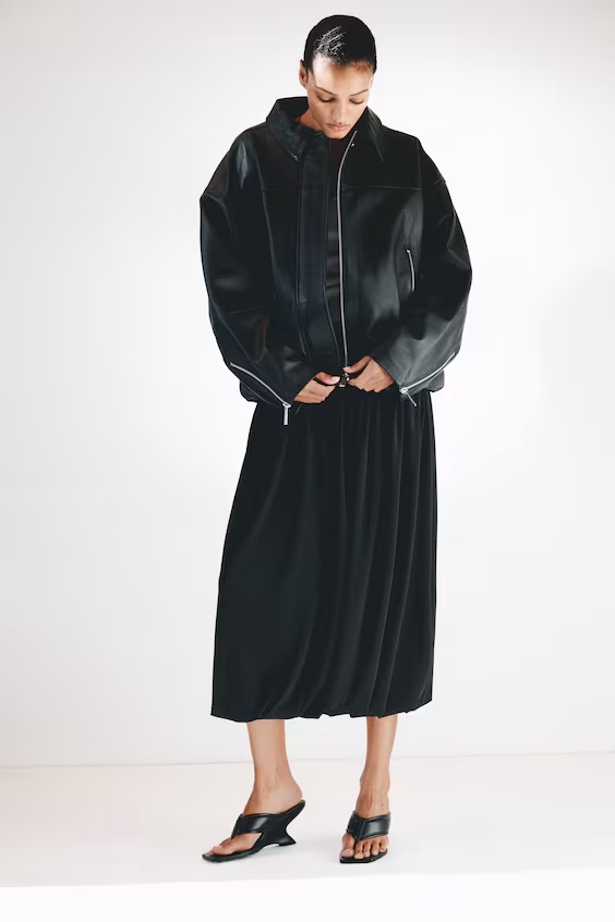 Кожаный пиджак