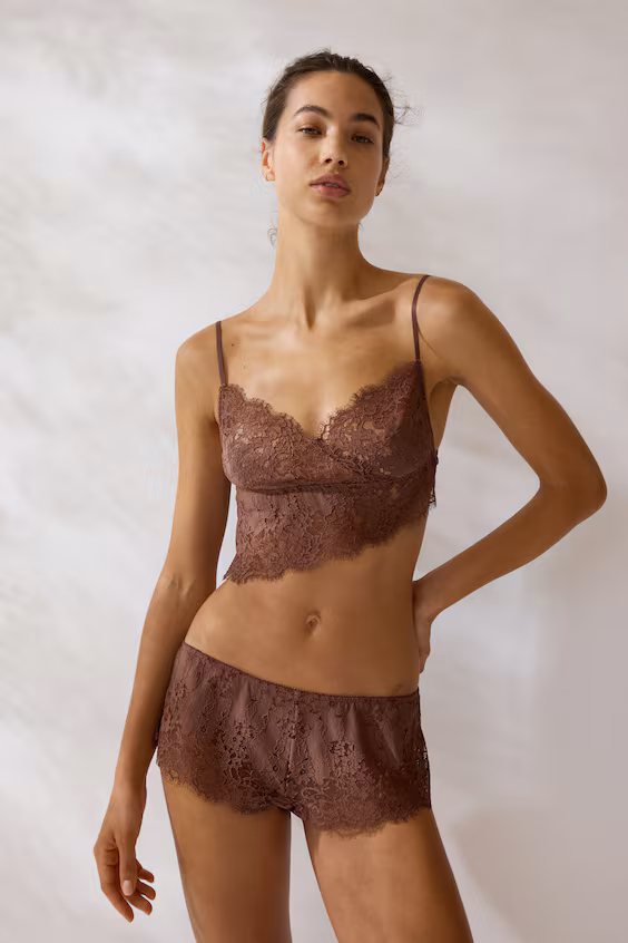 Трусы shortie из кружева