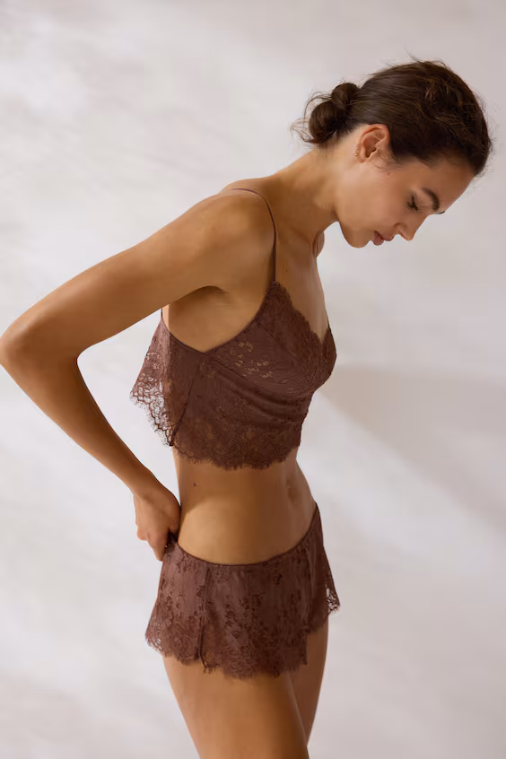 Трусы shortie из кружева