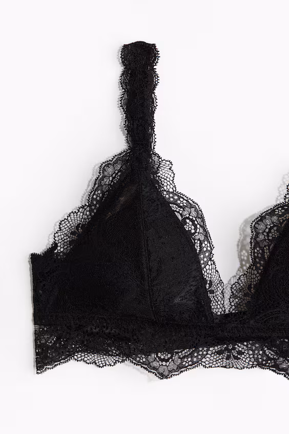 Мягкий и подкладочный бюстгальтер из кружева