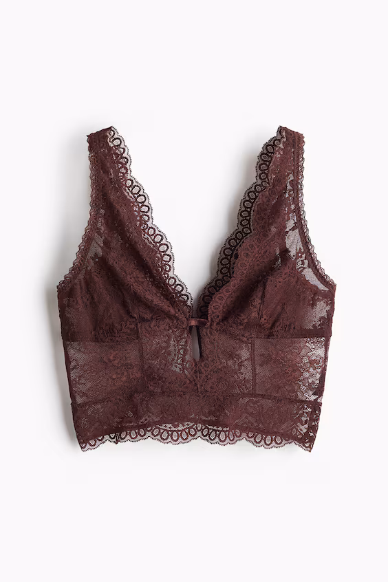 Бра-топ из кружева
