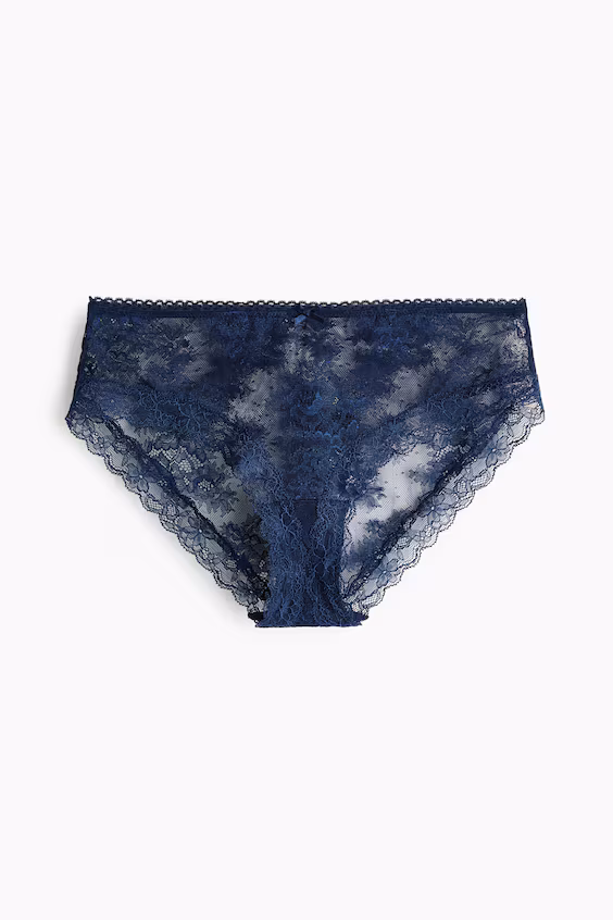 Трусы-хипстер из кружева