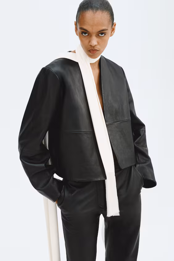 Шарф с бахромой