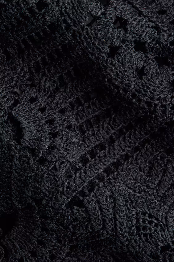 Баска вязаная топ-свитер