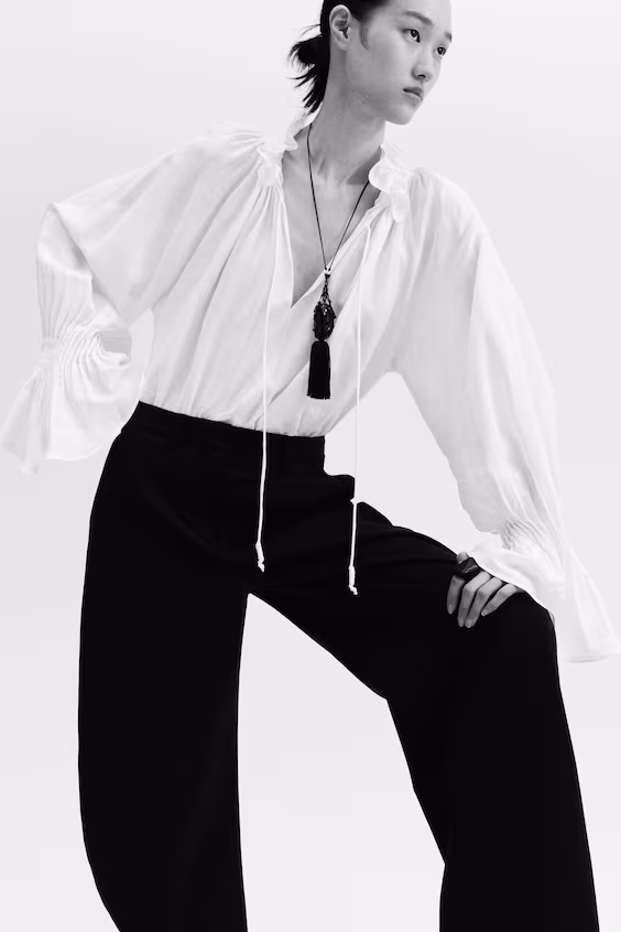 Брюки с воланами