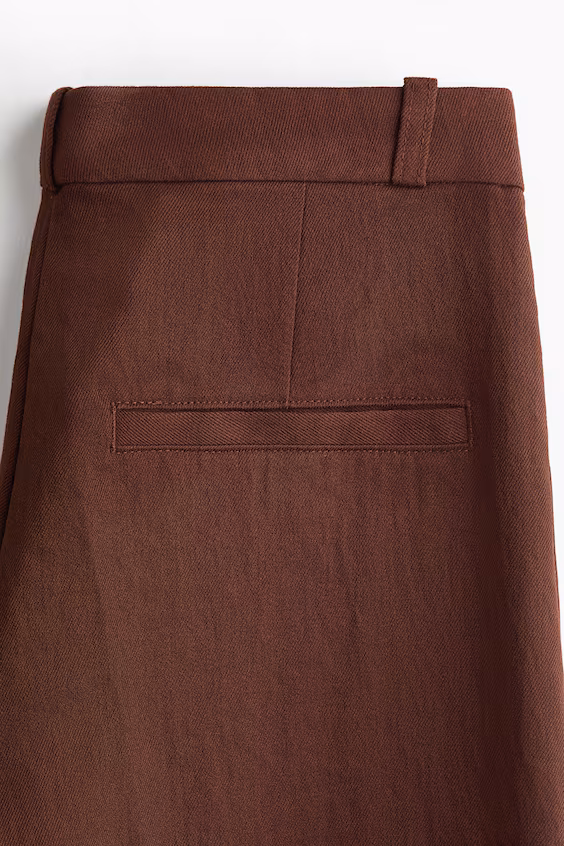 Широкие брюки в классическом стиле