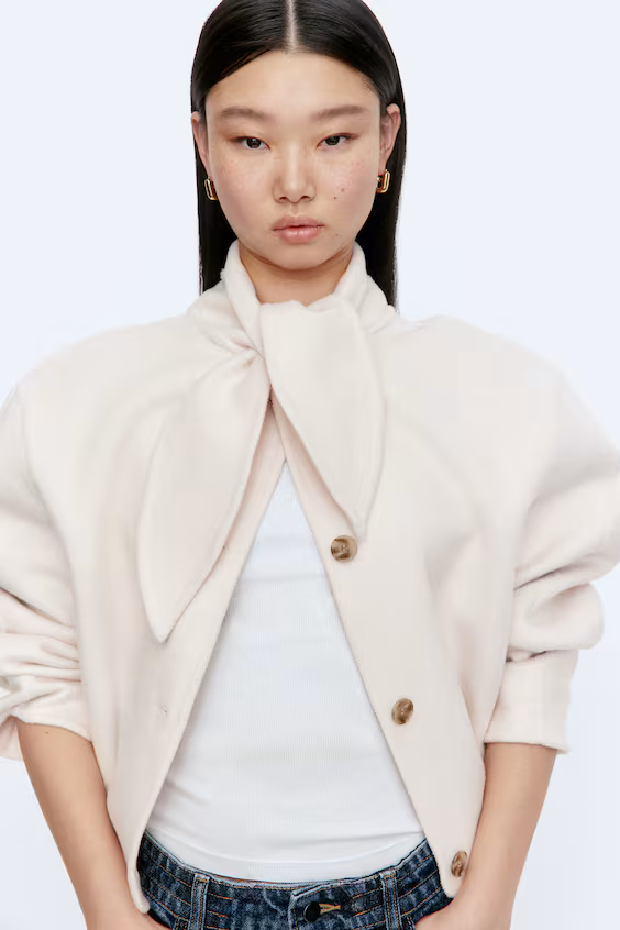 Пальто ручной работы из шерстяной смеси