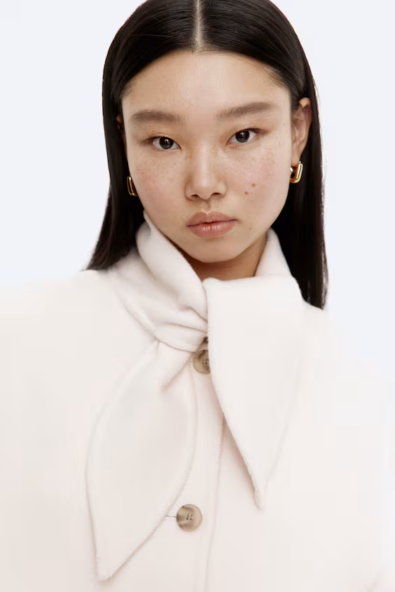 Пальто ручной работы из шерстяной смеси