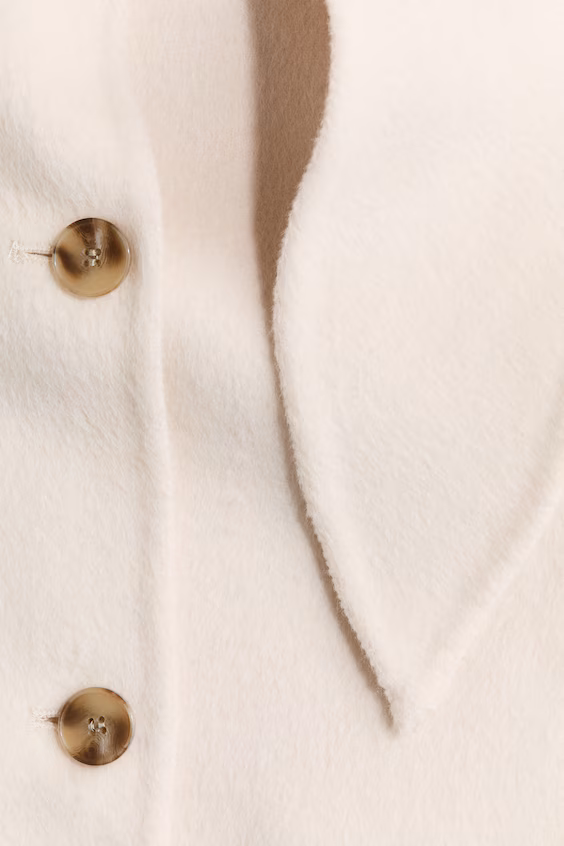 Пальто ручной работы из шерстяной смеси