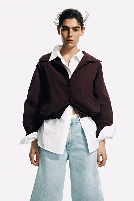 Оверсайз куртка с завязками