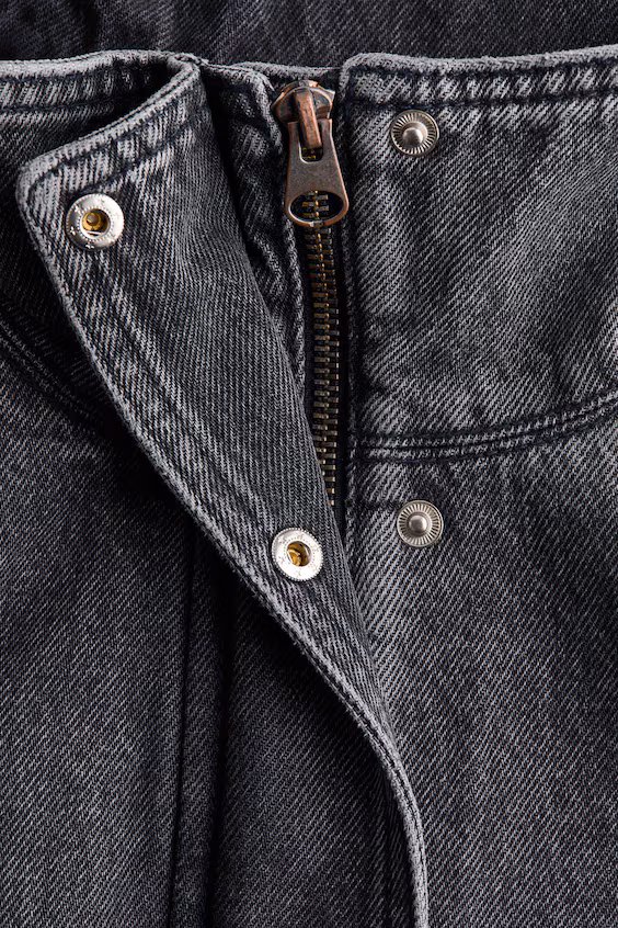 Оверсайз куртка из джинсовой ткани