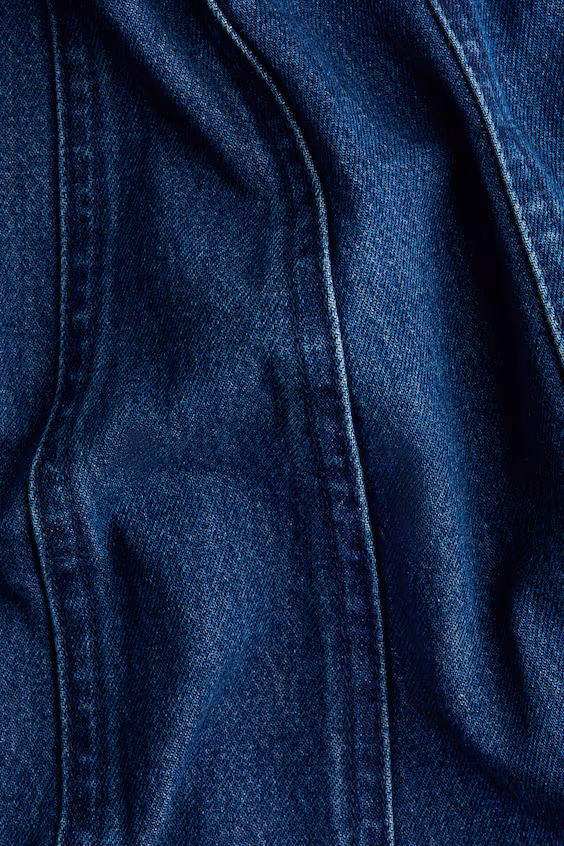 Платье миди из джинсы