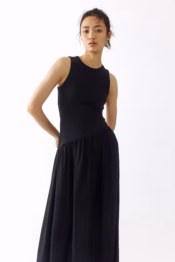 Платье с расклешенной юбкой