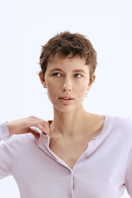 Кардиган из тонкого трикотажа