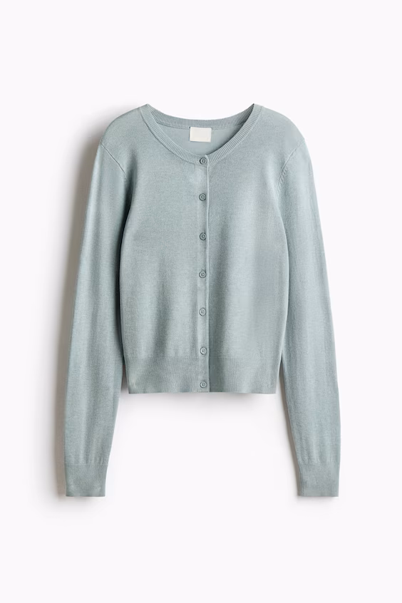 Кардиган из тонкого трикотажа