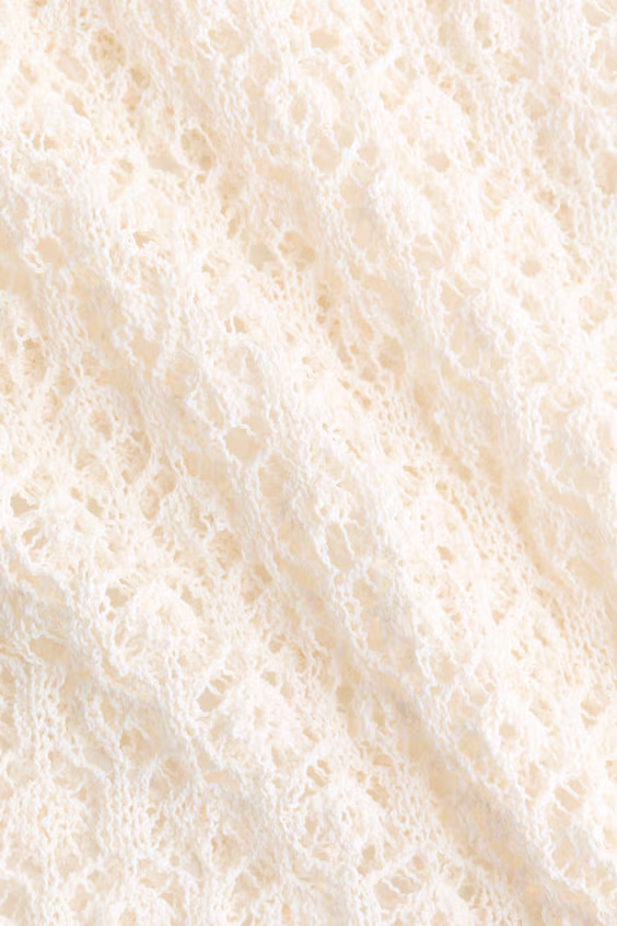 Пляжное платье с кружевным узором