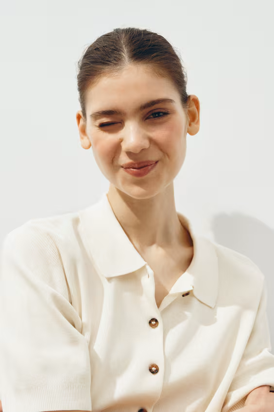 Кардиган из мягкой ткани с воротником