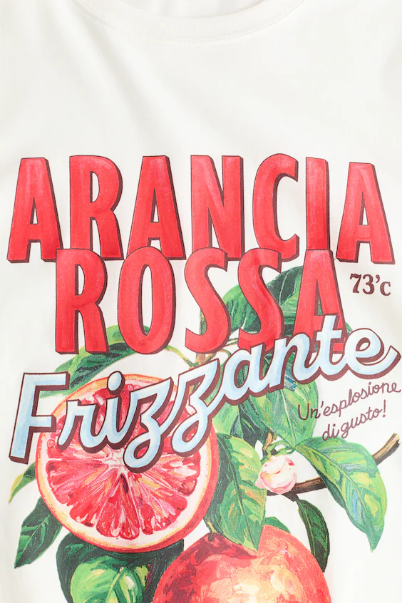 Футболка с принтом