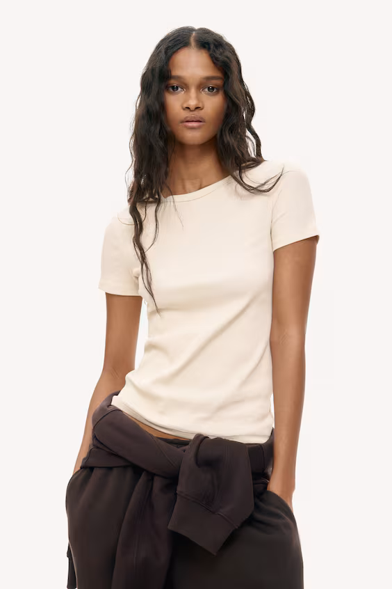 Футболка в рубчик