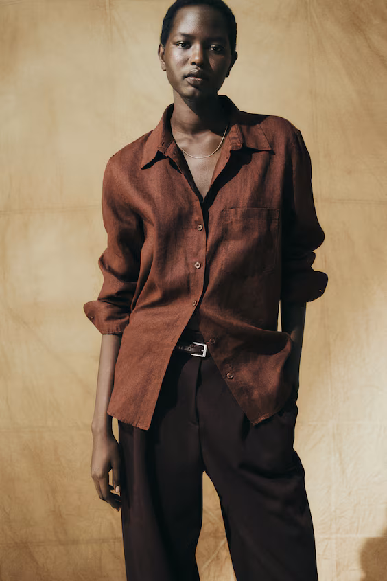 Рубашка из льна